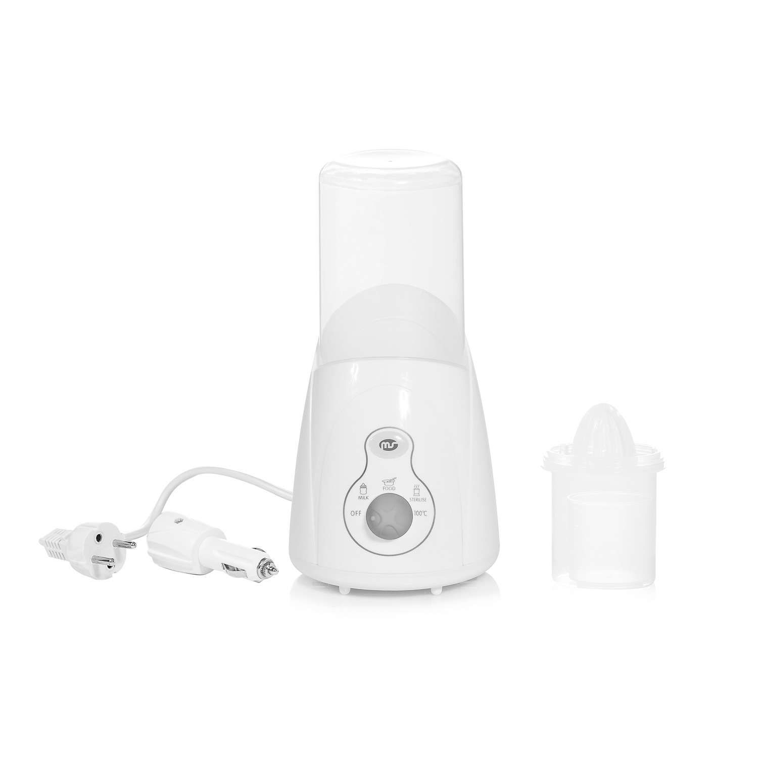 Chauffe biberon Maison/voiture et stérilisateur BLANC MS Innovaciones
