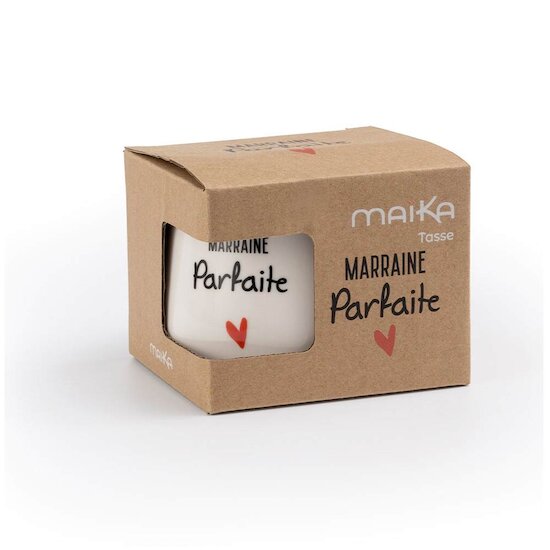 Maïka Tasse Marraine Parfaite Blanc  Maïka Tasse Marraine Parfaite Blanc