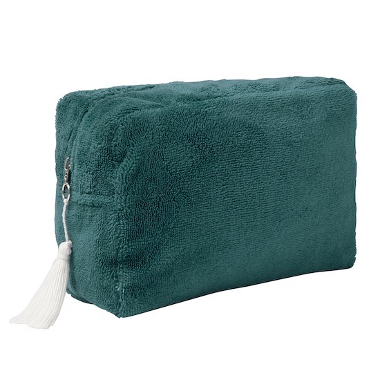 BB&Co Trousse de toilette bambou Vert Paon 