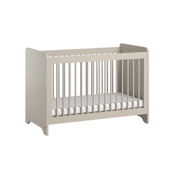 Lit bébé évolutif Smooth Cot Bed 140x70 blanc mat pour 0-7 ans
