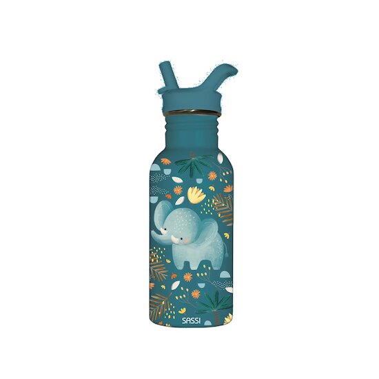 Sassi Junior Gourde en inox Chewy The Elephant  500 ml 