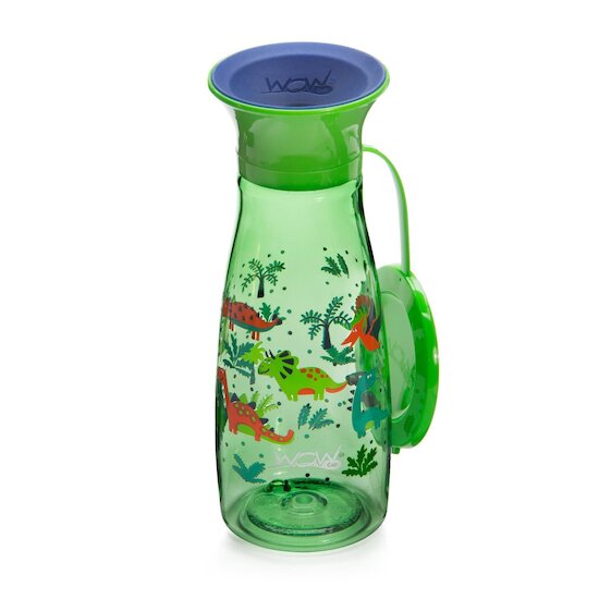 Wowcup Gourde  360 ° enfant avec couvercle Dinosaures  350 ml Wowcup Gourde  360 ° enfant avec couvercle Dinosaures  350 ml