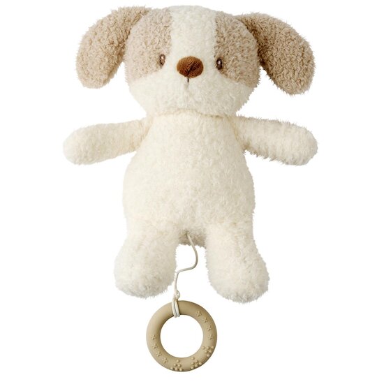 Nattou Peluche musicale Bébé Chien Bouclette Teddy Ecru  Nattou Peluche musicale Bébé Chien Bouclette Teddy Ecru