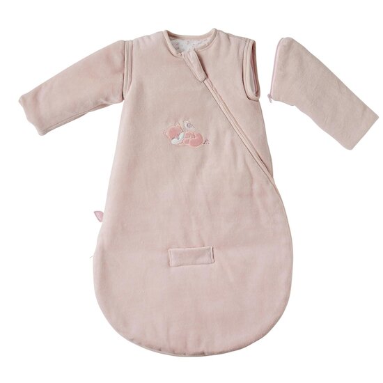 Nattou Gigoteuse velours manches amovibles TOG 2,5 Alice et Pomme Rose 0-6 mois Nattou Gigoteuse velours manches amovibles TOG 2,5 Alice et Pomme Rose 0-6 mois
