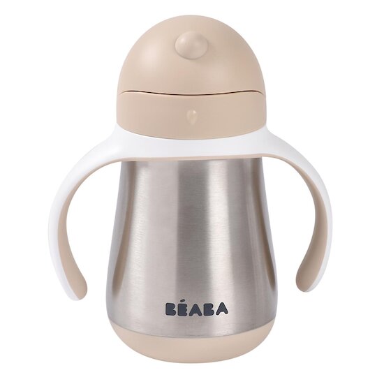 Béaba Tasse Paille Inox Clay Earth 250 ml Béaba Tasse Paille Inox Clay Earth 250 ml