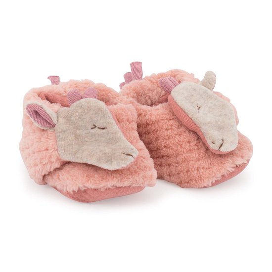 Moulin Roty Chaussons Girafe Sous Mon Baobab Mixte 0-6 mois