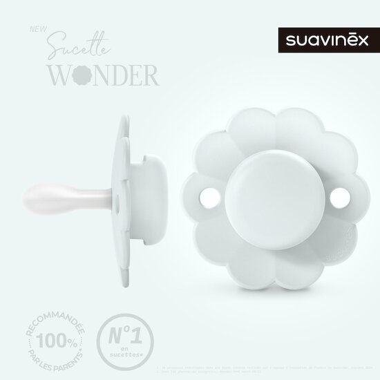 Suavinex Sucette reversible wonder Bleu  0-6 mois Suavinex Sucette reversible wonder Bleu  0-6 mois