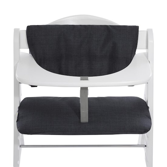 Hauck Coussin chaise haute Highchair Pad Deluxe Melange Charcoal 