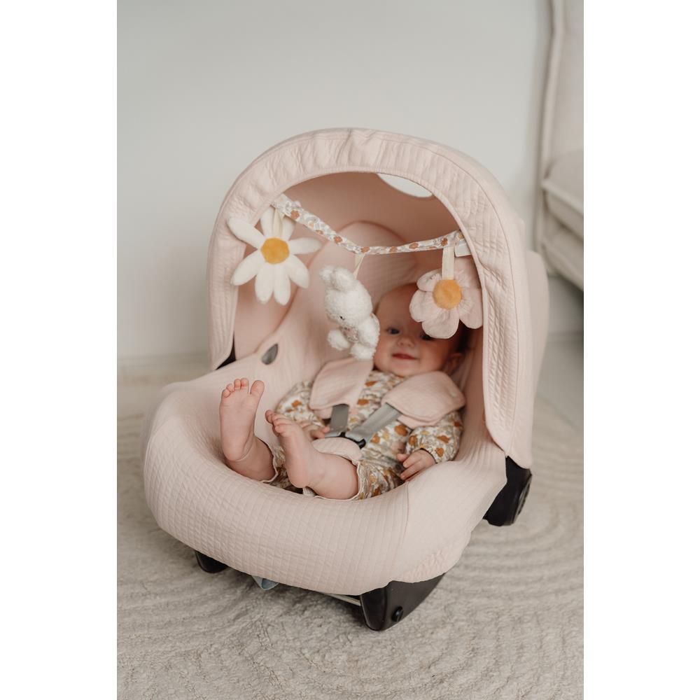 Chaine d'activités pour poussette Miffy Vintage ROSE Little Dutch