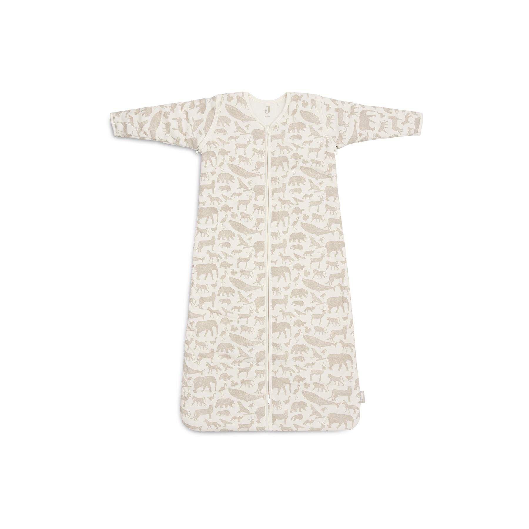 Jollein - Gigoteuse avec manches amovible animals BEIGE Jollein